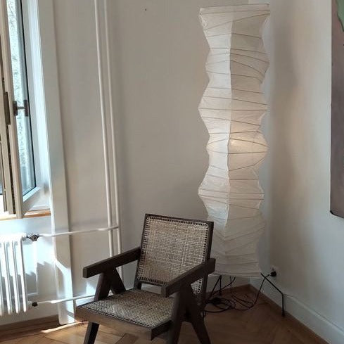 Lampadaire en Papier de Riz - Élégance Minimaliste pour Salon et Chambre