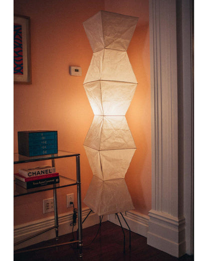 Lampadaire en Papier de Riz - Élégance Minimaliste pour Salon et Chambre