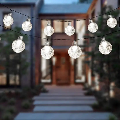 Guirlande Solaire LED Étanche – Éclairage Extérieur Décoratif pour Jardin, Terrasse et Balcon