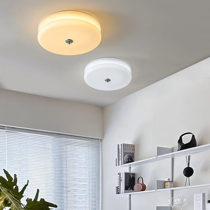 Plafonnier Vintage Art Déco, Élégance Géométrique avec LED Intégrée