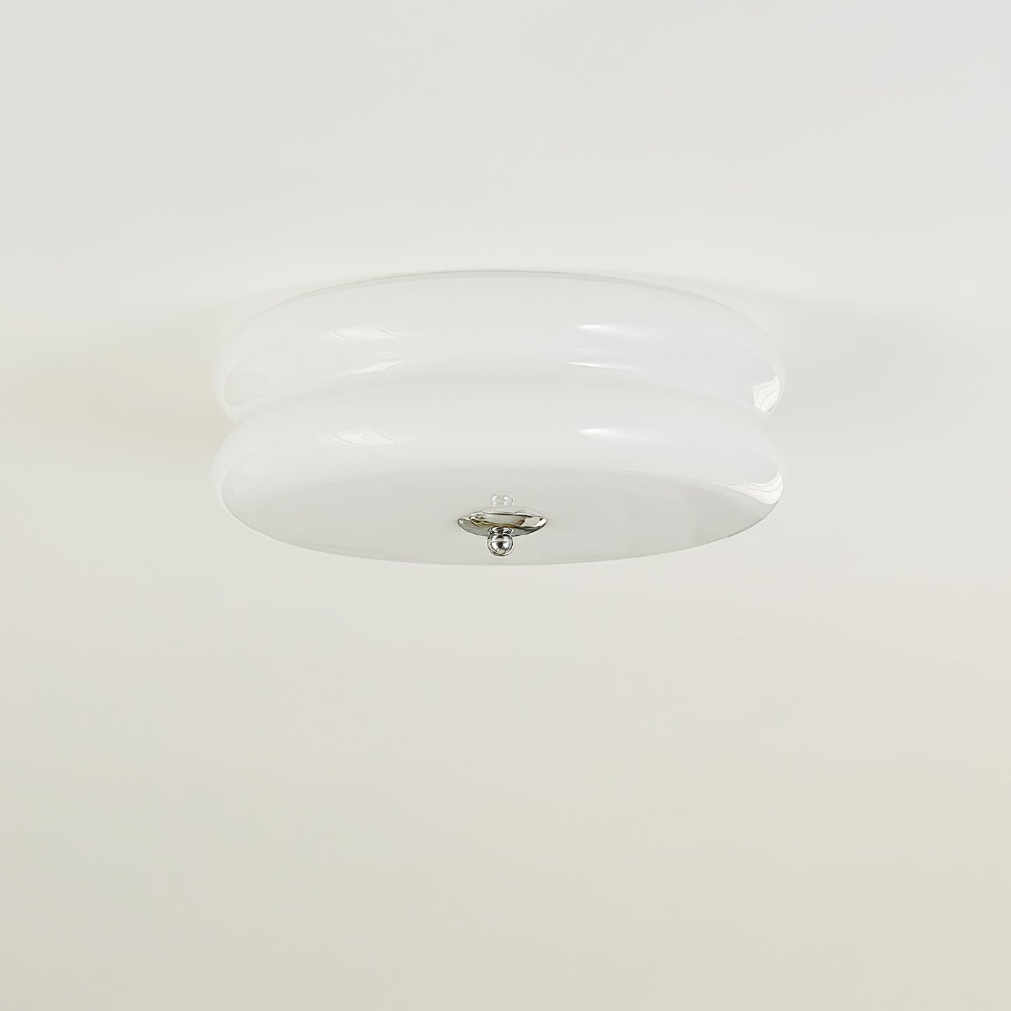 Plafonnier Vintage Art Déco, Élégance Géométrique avec LED Intégrée