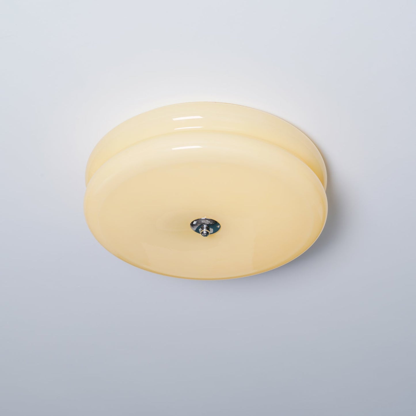 Plafonnier Vintage Art Déco, Élégance Géométrique avec LED Intégrée