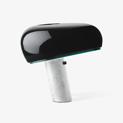 Lampe de Table Art Marble - Élégante en Marbre de Carrare et Métal avec LED