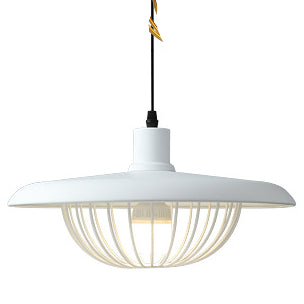 Suspension Imitation Bois - Lampe Suspendue au Style Nordique avec Détails Industriels