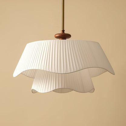 Suspension Bellevue - Lampe Moderne en Métal, Verre et Bois, Design Élégant