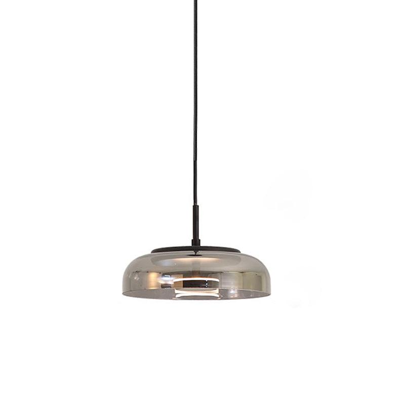 Suspension LED Solaire – Éclairage Moderne en Laiton et Verre pour Intérieur Élégant