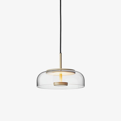 Suspension LED Solaire – Éclairage Moderne en Laiton et Verre pour Intérieur Élégant