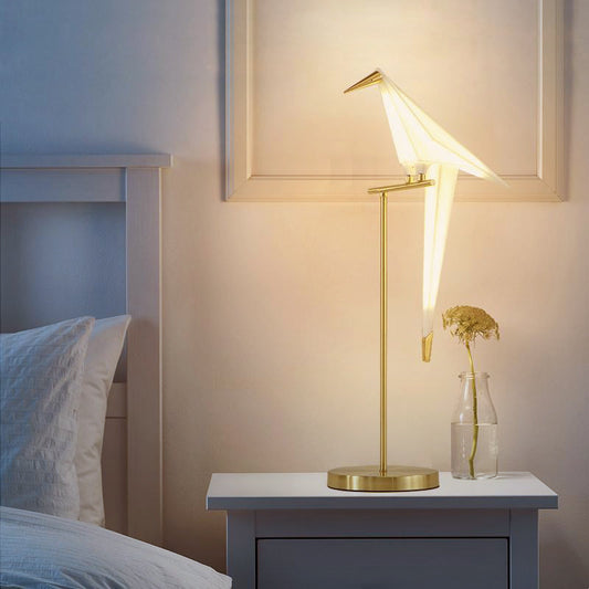 Lampe Origami Magnet Bird – Éclairage Moderne et Artisanal à Fixation Magnétique