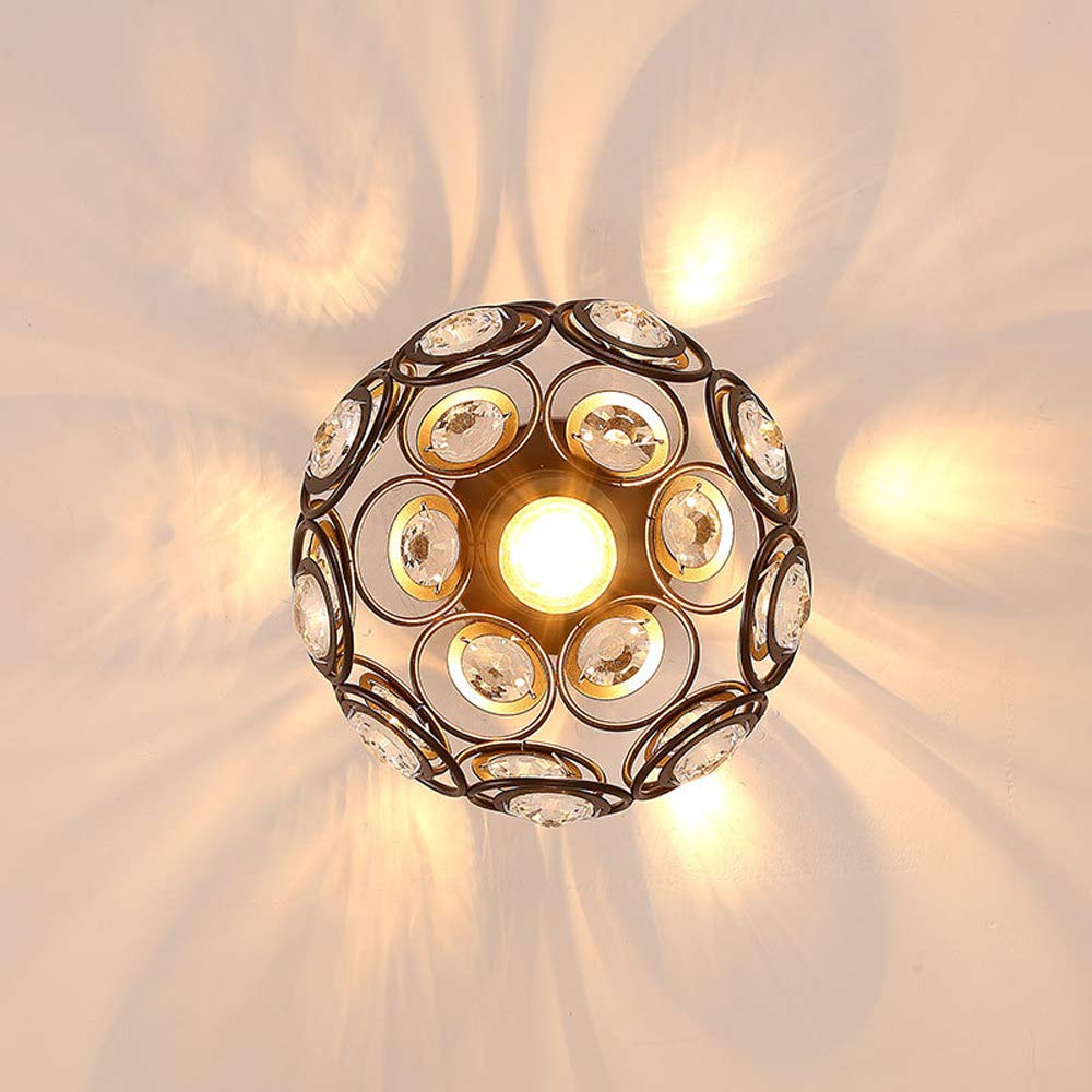 Suspension Hallway Fancy Gold - Lustre Élégant en Or et Cristal pour Couloir