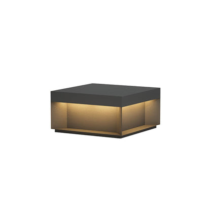 Lampe de Colonne Solaire Extérieure - Éclairage Résistant aux Intempéries avec LED