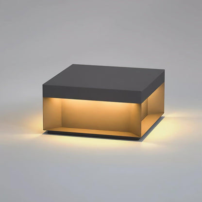 Lampe de Colonne Solaire Extérieure - Éclairage Résistant aux Intempéries avec LED
