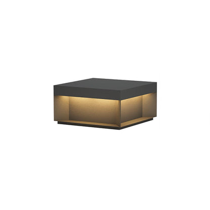 Lampe de Colonne Solaire Extérieure - Éclairage Résistant aux Intempéries avec LED