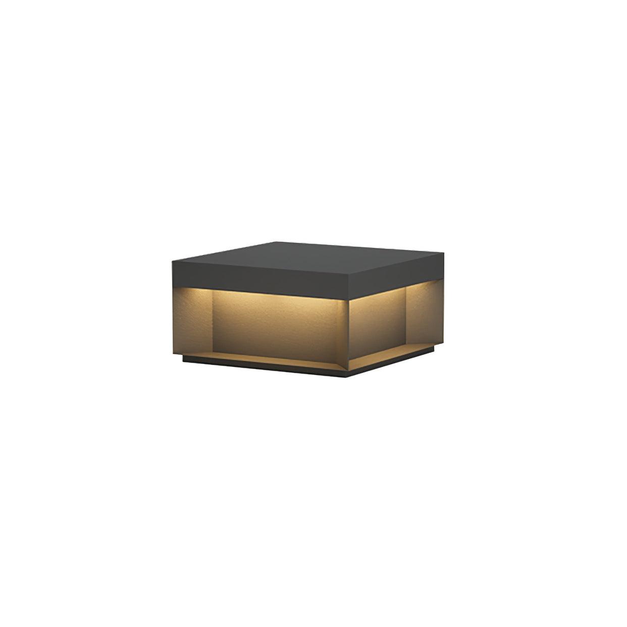Lampe de Colonne Solaire Extérieure - Éclairage Résistant aux Intempéries avec LED