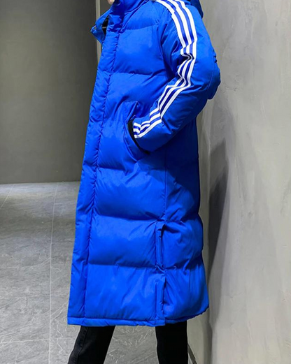 Manteau Long Hiver CalvinLine Parka – Coupe Moderne, Capuche Intégrée, Chaud et Élégant