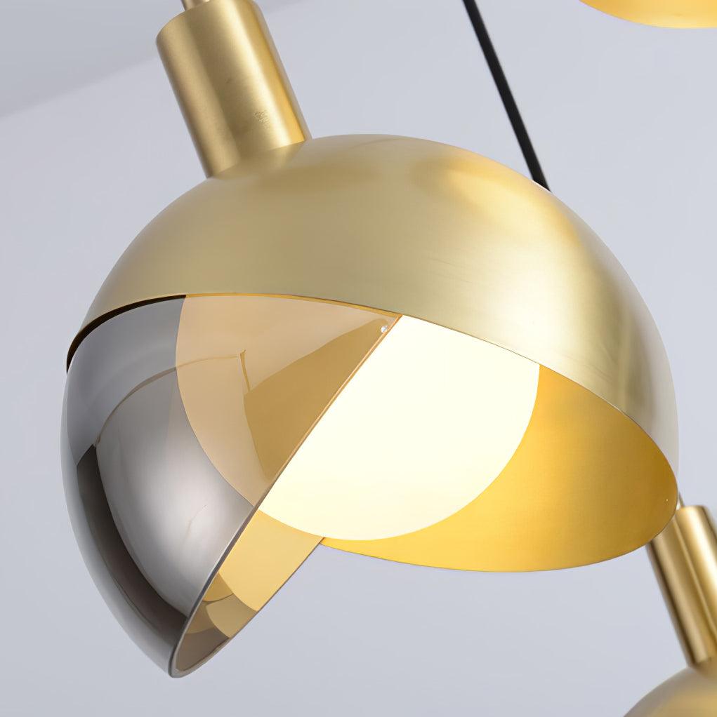 Suspension Moderne - Lampe Minimaliste en Métal et Verre, Design Urbain