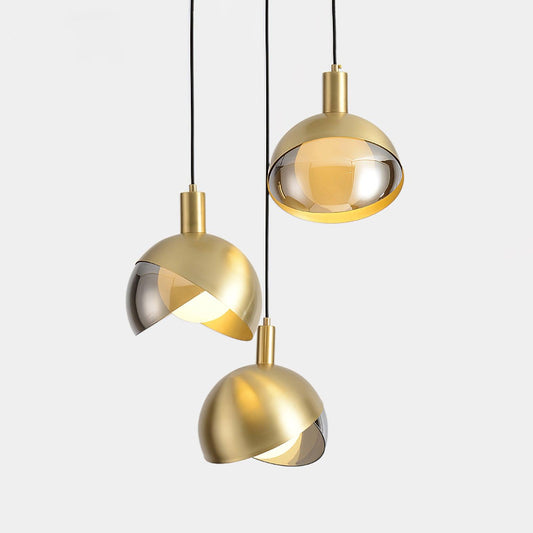 Suspension Moderne - Lampe Minimaliste en Métal et Verre, Design Urbain