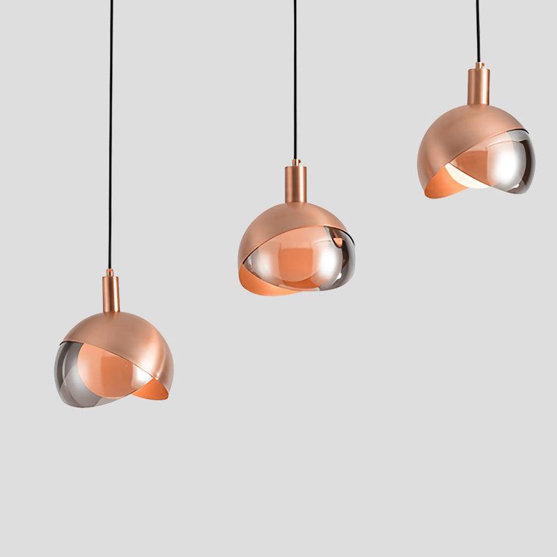 Suspension Moderne - Lampe Minimaliste en Métal et Verre, Design Urbain