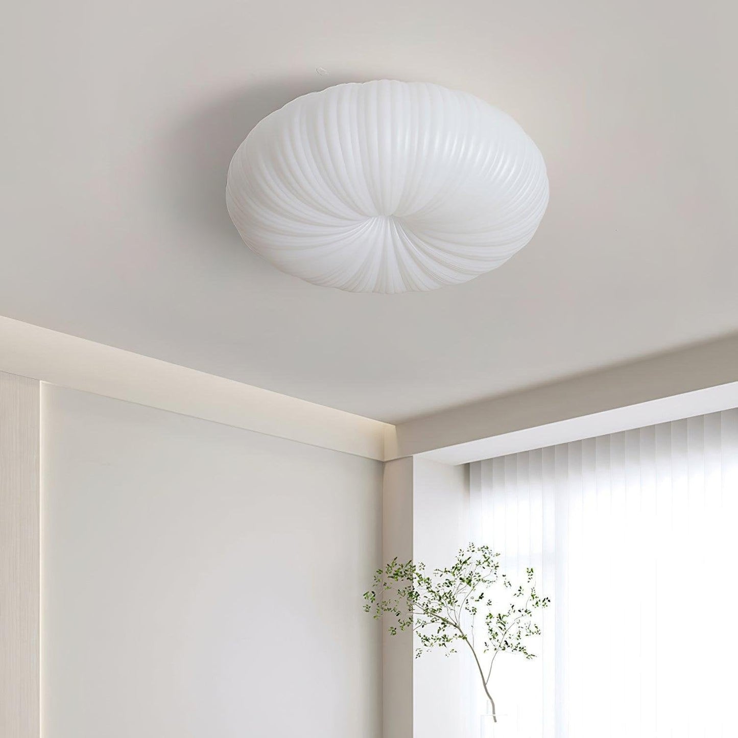 Plafonnier LED Robby - Design Élégant en Métal et Acrylique avec Télécommande - Lumière Ajustable