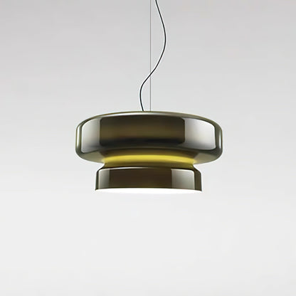 Suspension Bohemia - Lampe en Verre Soufflé avec LED Intégrée, Design Organique