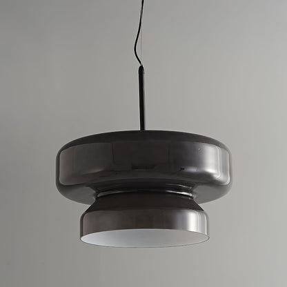 Suspension Bohemia - Lampe en Verre Soufflé avec LED Intégrée, Design Organique