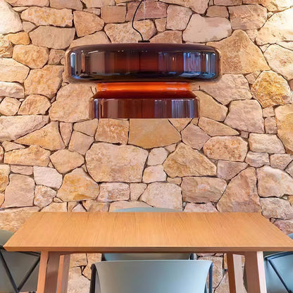 Suspension Bohemia - Lampe en Verre Soufflé avec LED Intégrée, Design Organique