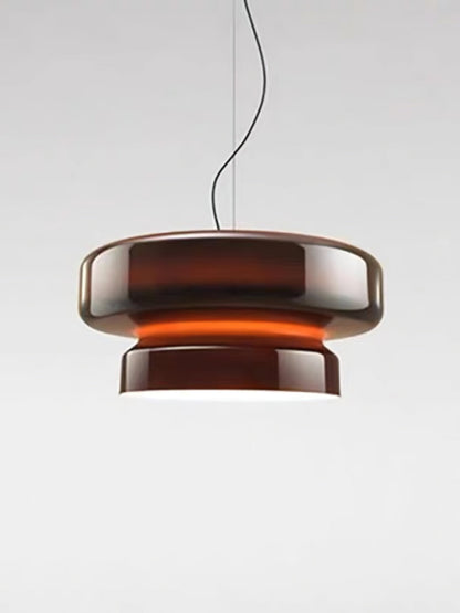 Suspension Bohemia - Lampe en Verre Soufflé avec LED Intégrée, Design Organique