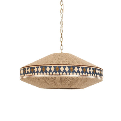 Suspension Bohemian Fringe - Lampe Pendante avec Franges et Design Tribal