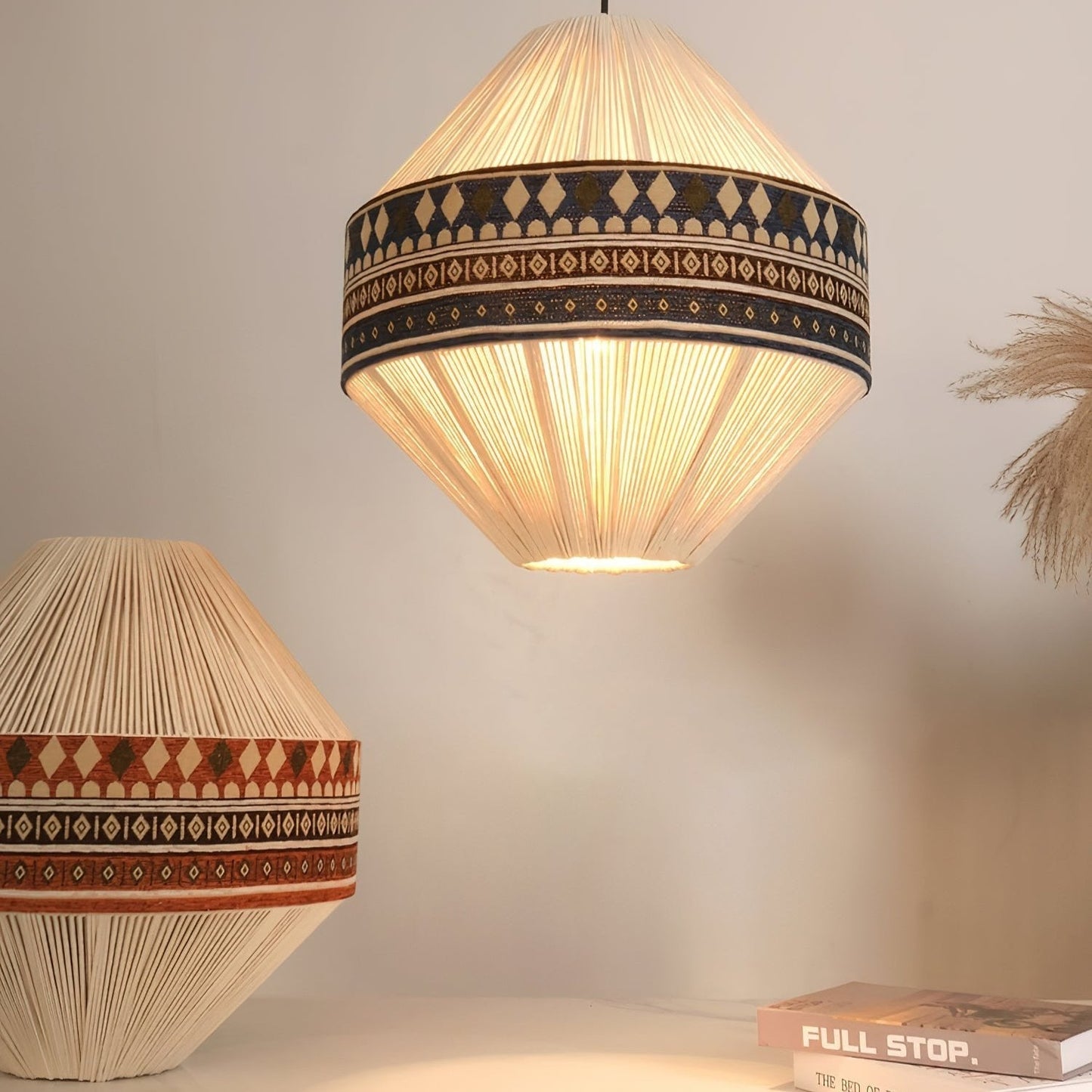 Suspension Bohemian Fringe - Lampe Pendante avec Franges et Design Tribal
