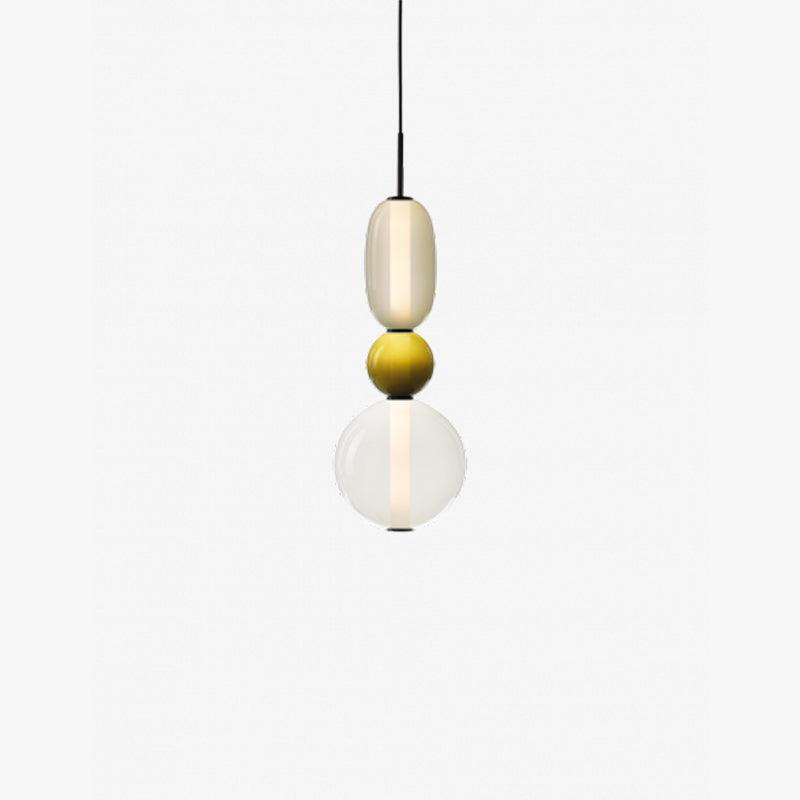 Suspension en Verre Candy – Luminaire Moderne LED avec Design Coloré