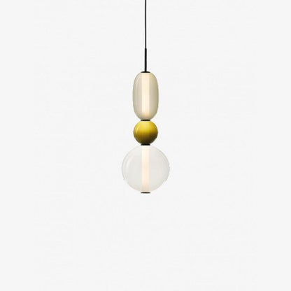 Suspension en Verre Candy – Luminaire Moderne LED avec Design Coloré