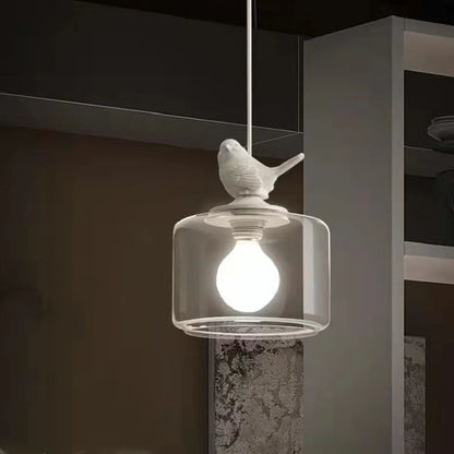Suspension Élégante à Motif Oiseau – Design Naturel et Moderne