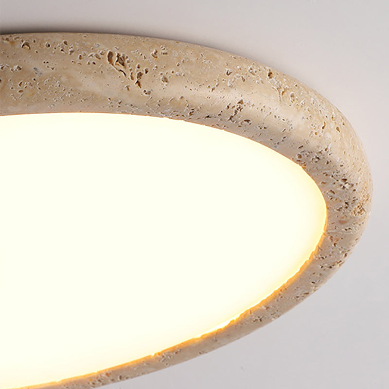 Plafonnier LED en Pierre Naturelle – Éclairage Élégant et Chaleureux pour Salon et Chambre