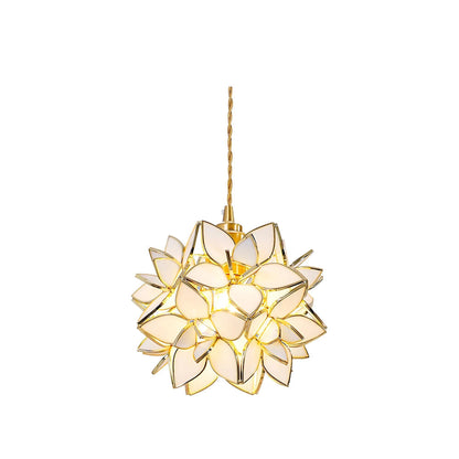 Suspension Capiz en Coquillage - Élégante Lampe en Métal et Verre pour Salon et Salle à Manger