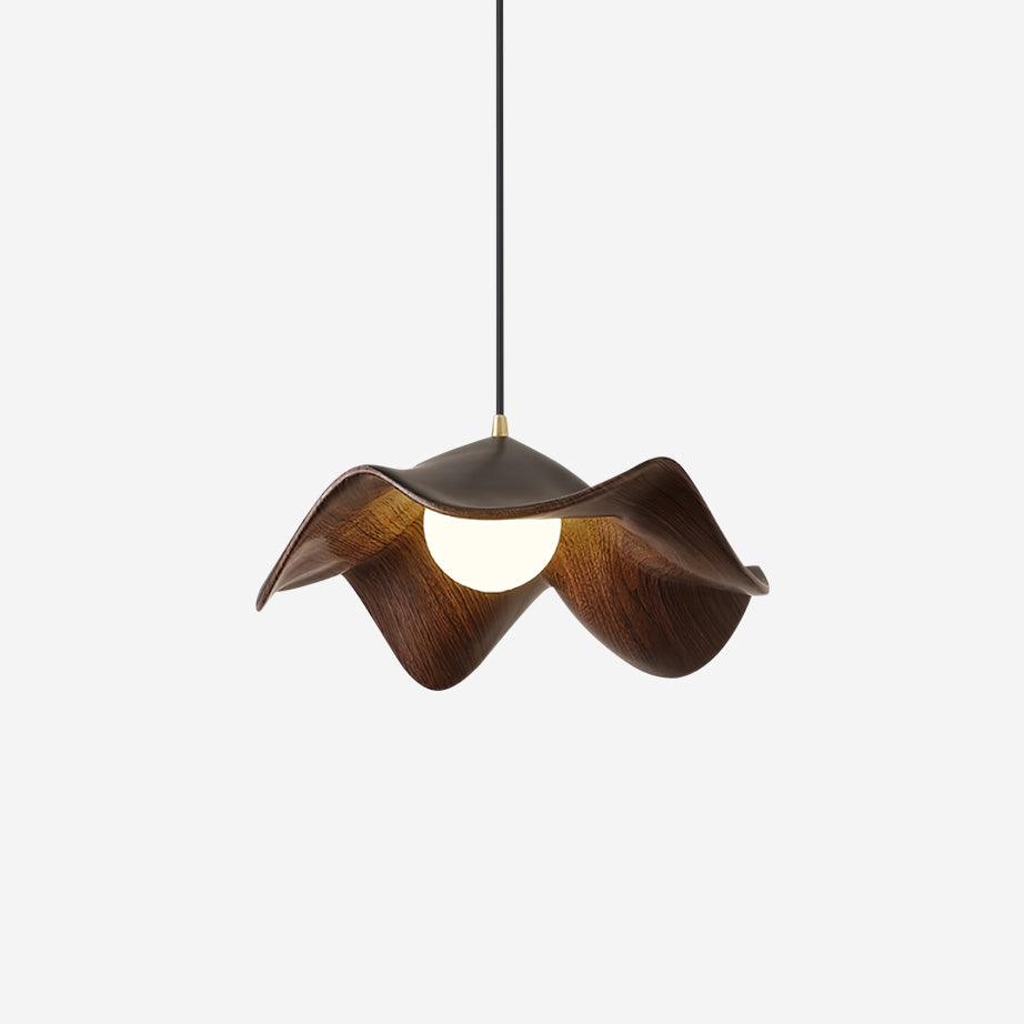 Suspension Casia Unique – Design Lotus avec Finition en Métal et Résine
