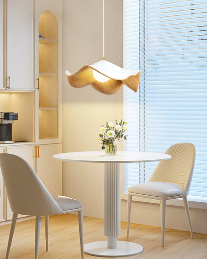 Suspension Casia Unique – Design Lotus avec Finition en Métal et Résine