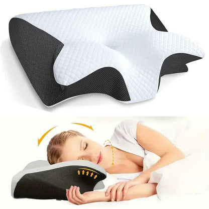 Oreiller Cervical à Mémoire de Forme – Un Sommeil Réparateur Sans Douleurs