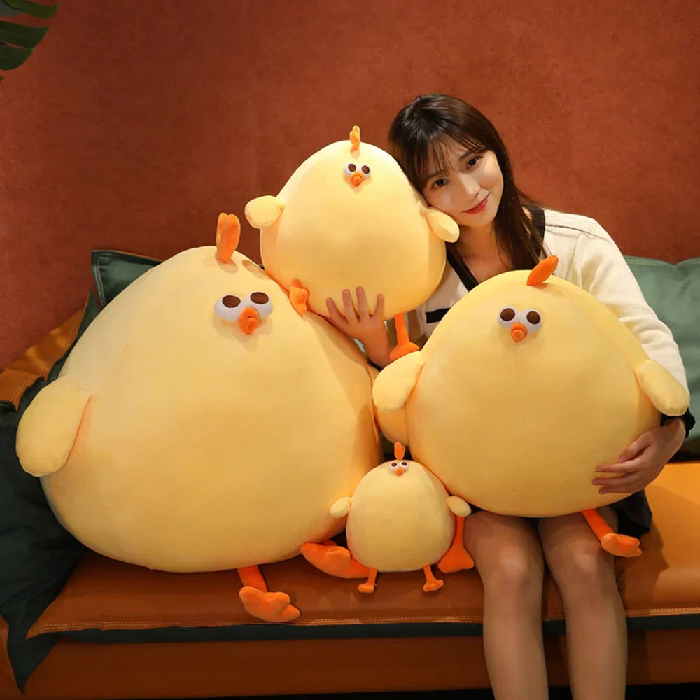 Peluche Géante BigChick CuddleBuddy – Coussin Doux et Compagnon de Câlins pour Enfants et Adultes