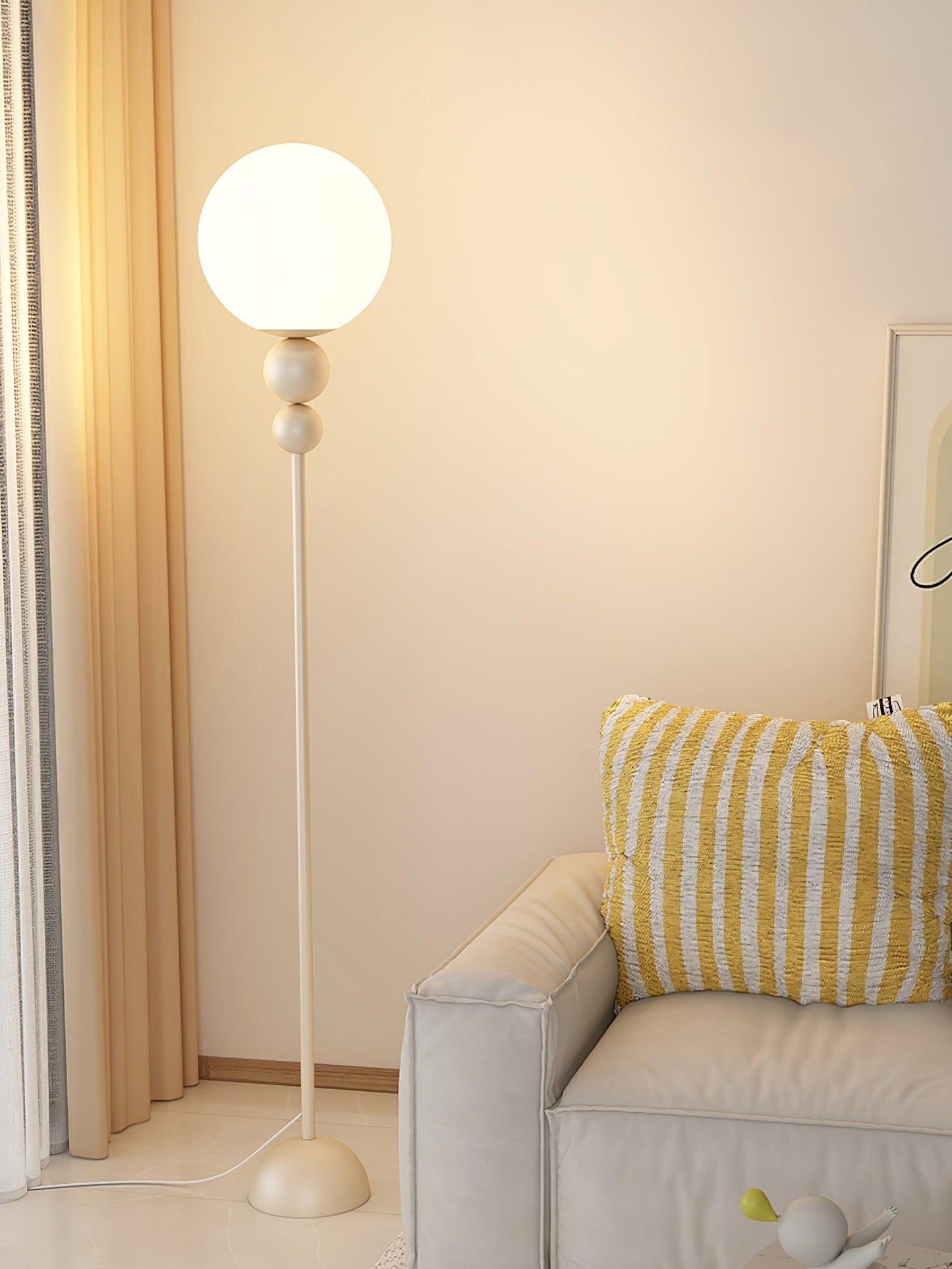 Lampe sur Pied Design Moderne en Métal et Verre - Éclairage Élégant pour Votre Intérieur
