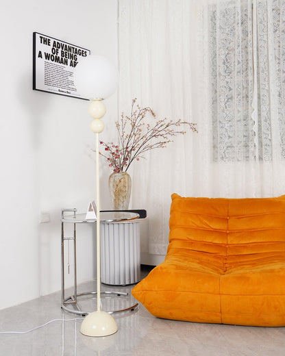 Lampe sur Pied Design Moderne en Métal et Verre - Éclairage Élégant pour Votre Intérieur