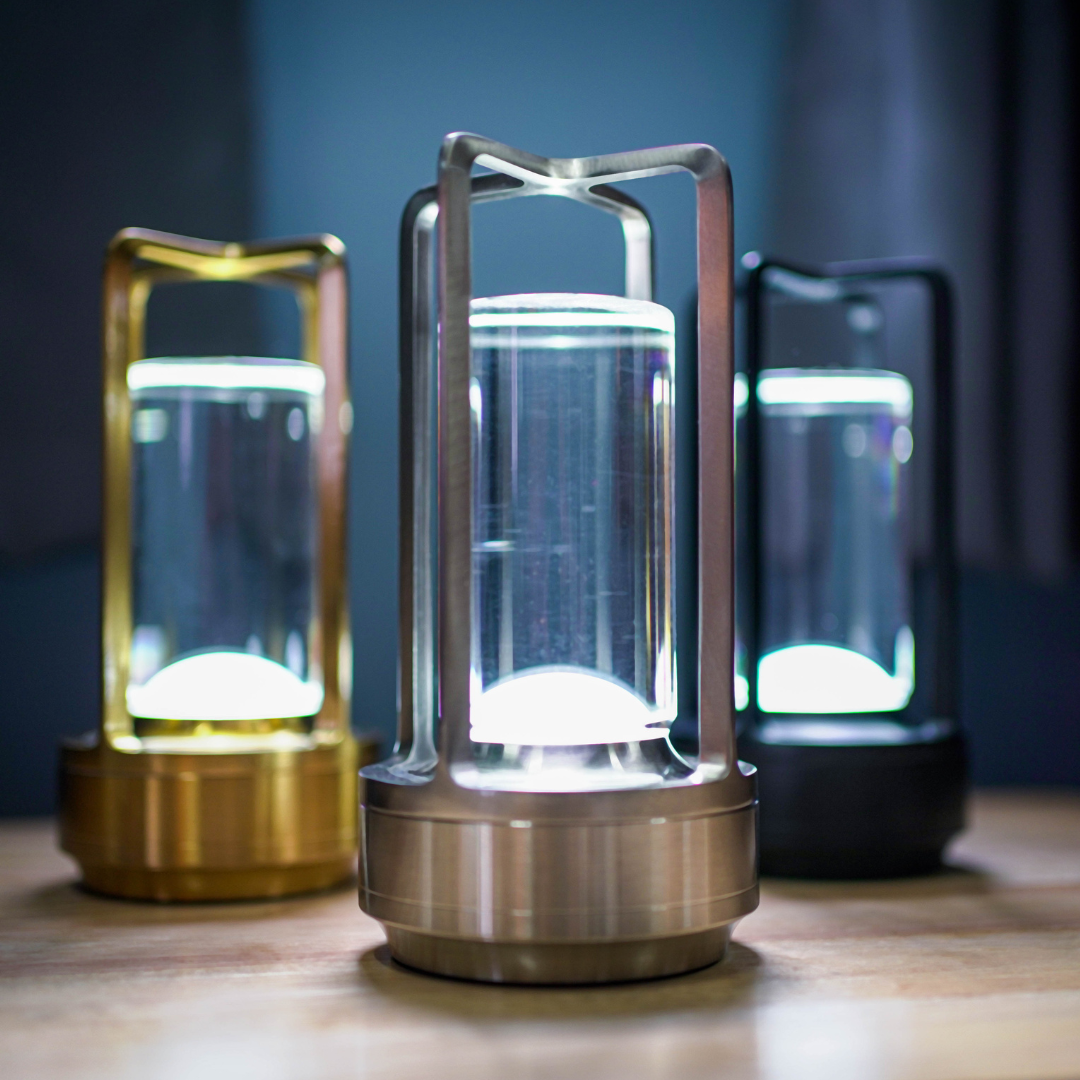 Lampe Kristal “Light of the Year” – Éclairage Design avec Diffuseur en Cristal et Fonctionnalités Modernes