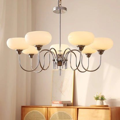 Chandelier Luxe en Verre et Métal – Élégance et Raffinement pour Votre Intérieur