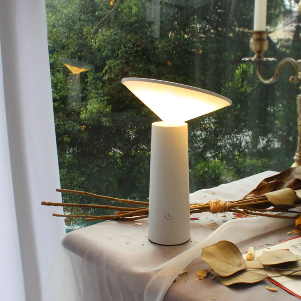 GlowBeam - Lampe de Table LED Moderne avec Tête Rotative
