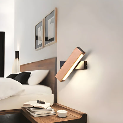 NordLume - Applique Murale en Bois Minimaliste