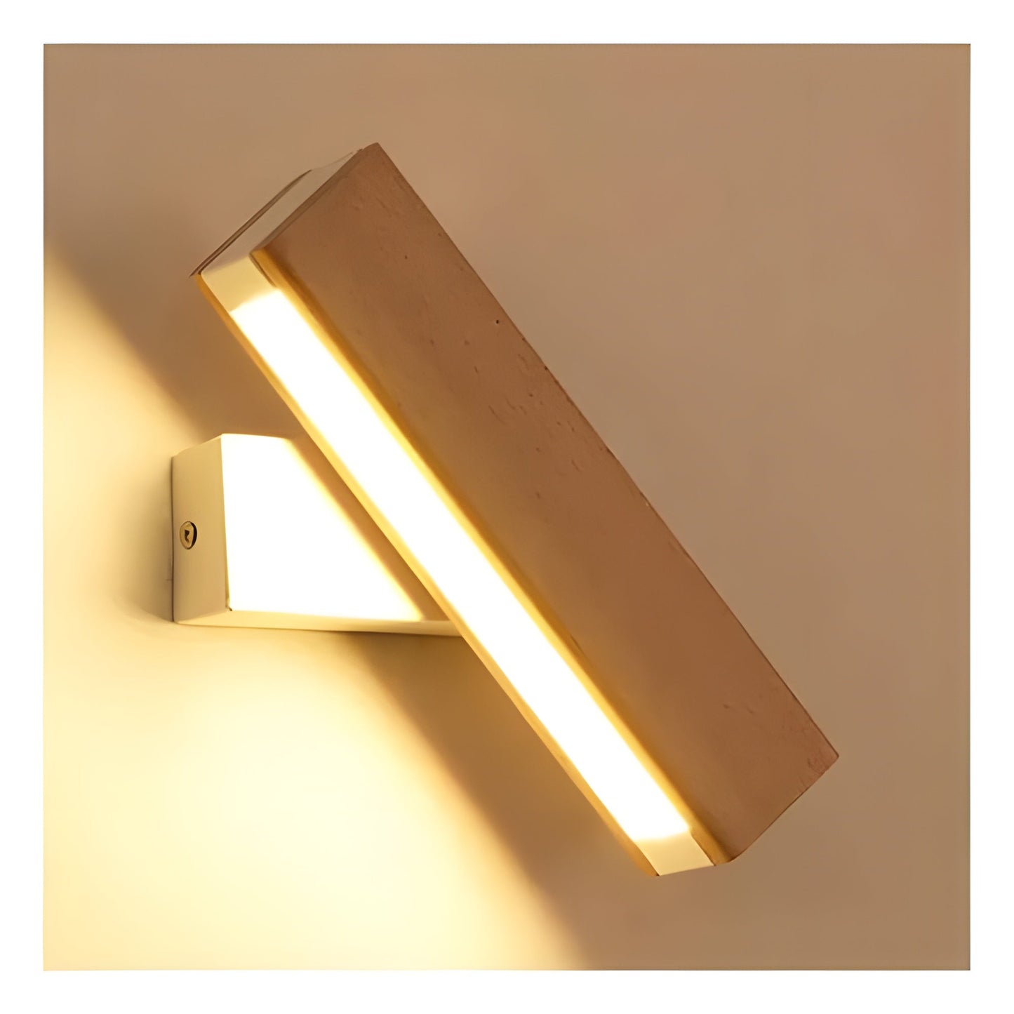 NordLume - Applique Murale en Bois Minimaliste