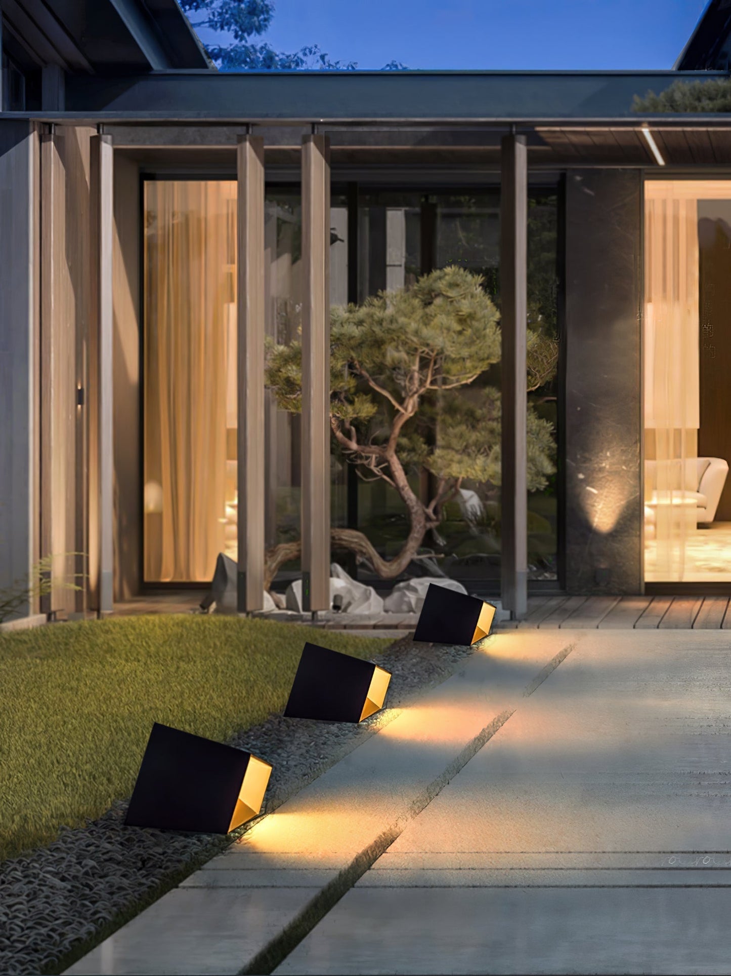 Lampe Solaire Extérieure Cube Garden - Éclairage LED Compact et Résistant pour Votre Jardin