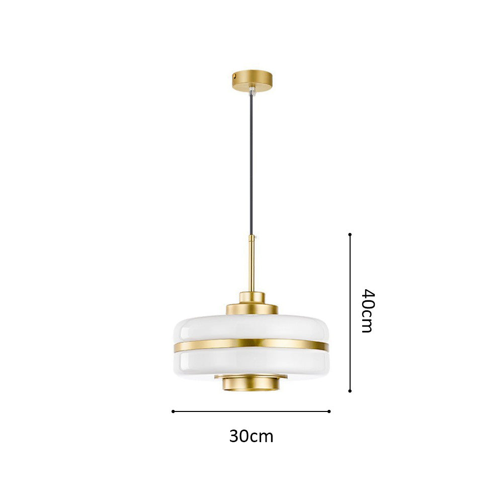 Suspension LED Nordic Luxury - Lampe Élégante en Verre et Métal pour Intérieur Moderne