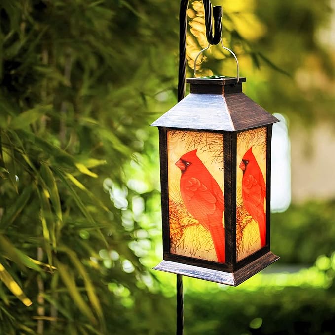 Lanterne Solaire CardinalGlow – Éclairage Extérieur Chaleureux & Élégant