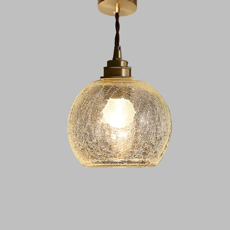 Lampe Suspendue en Verre Transparent LED – Applique Moderne Style Nordique