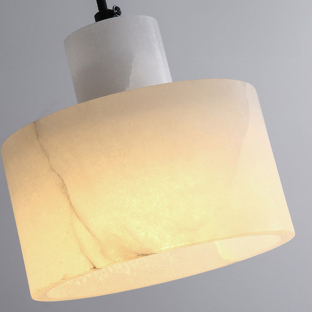 Plafonnier Pendante Scandinave en Marbre Blanc - Design Minimaliste Élégant pour Salon, Chambre et Salle à Manger