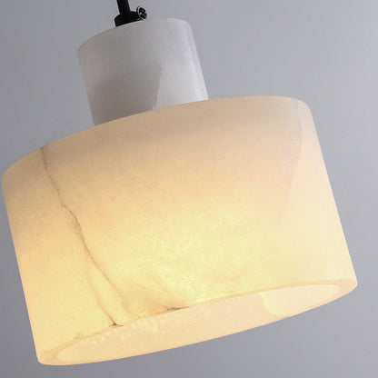 Plafonnier Pendante Scandinave en Marbre Blanc - Design Minimaliste Élégant pour Salon, Chambre et Salle à Manger